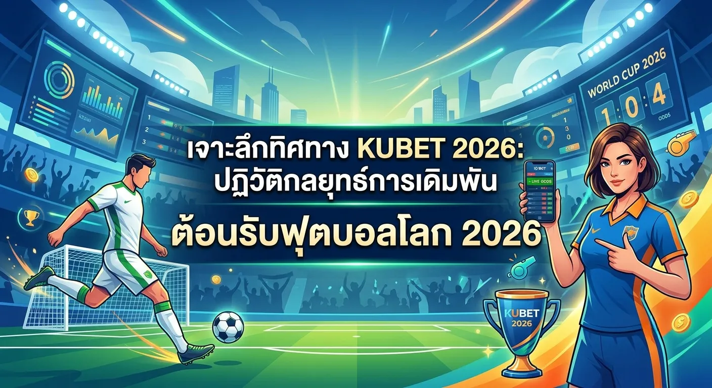 เจาะลึกทิศทาง KUBET 2026: ปฏิวัติกลยุทธ์การเดิมพัน ต้อนรับฟุตบอลโลก 2026