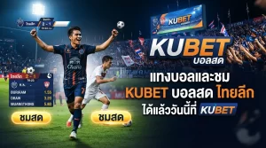 แทงบอลและชม kubet บอล สด ไทย ลีก ได้แล้ววันนี้ที่ kubet