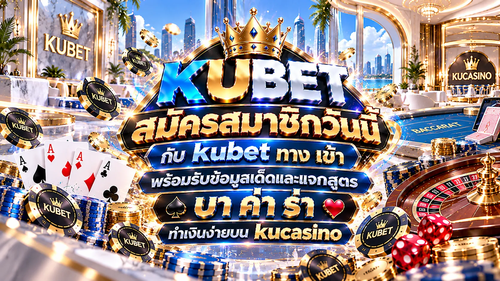 สมัครสมาชิกวันนี้กับ kubet ทาง เข้า พร้อมรับข้อมูลเด็ดและแจกสูตร บา ค่า ร่า ทำเงินง่ายบน kucasino
